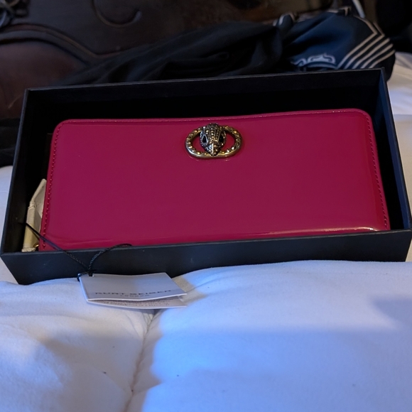 Kurt Geiger Chelsea (Pink/Fuchsia) Patent Leather Clutch (NWT) - Picture 9 of 16